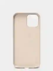 Светло-бежевый чехол для iPhone 12 Pro Max 6.7" Silicone Case закрытый низ с логотипом
