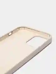 Светло-бежевый чехол для iPhone 12 Pro Max 6.7" Silicone Case закрытый низ с логотипом