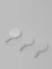Белый крючки на липучке