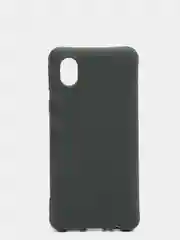 Серый силиконовый чехол Samsung Galaxy A01 core, однотонный
