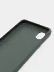 Серый силиконовый чехол Samsung Galaxy A01 core, однотонный