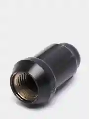 Черный гайка колесная узкая под спецключ с ключом, М12*1,25, 20 штук