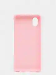Розовый силиконовый чехол Samsung Galaxy A01 core, однотонный