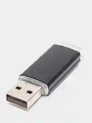Черный картридер microSD для чтения карт памяти USB 2.0