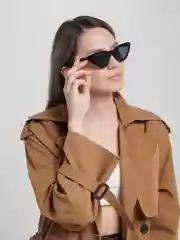Черный солнцезащитные очки кошечки