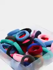 Индиго резинки для волос бесшовные, эластичные резинки для волос в наборе