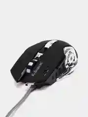 Угольный мышь игровая с подсветкой компьютерная, проводная