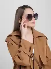 Черный солнцезащитные женские очки, UV400