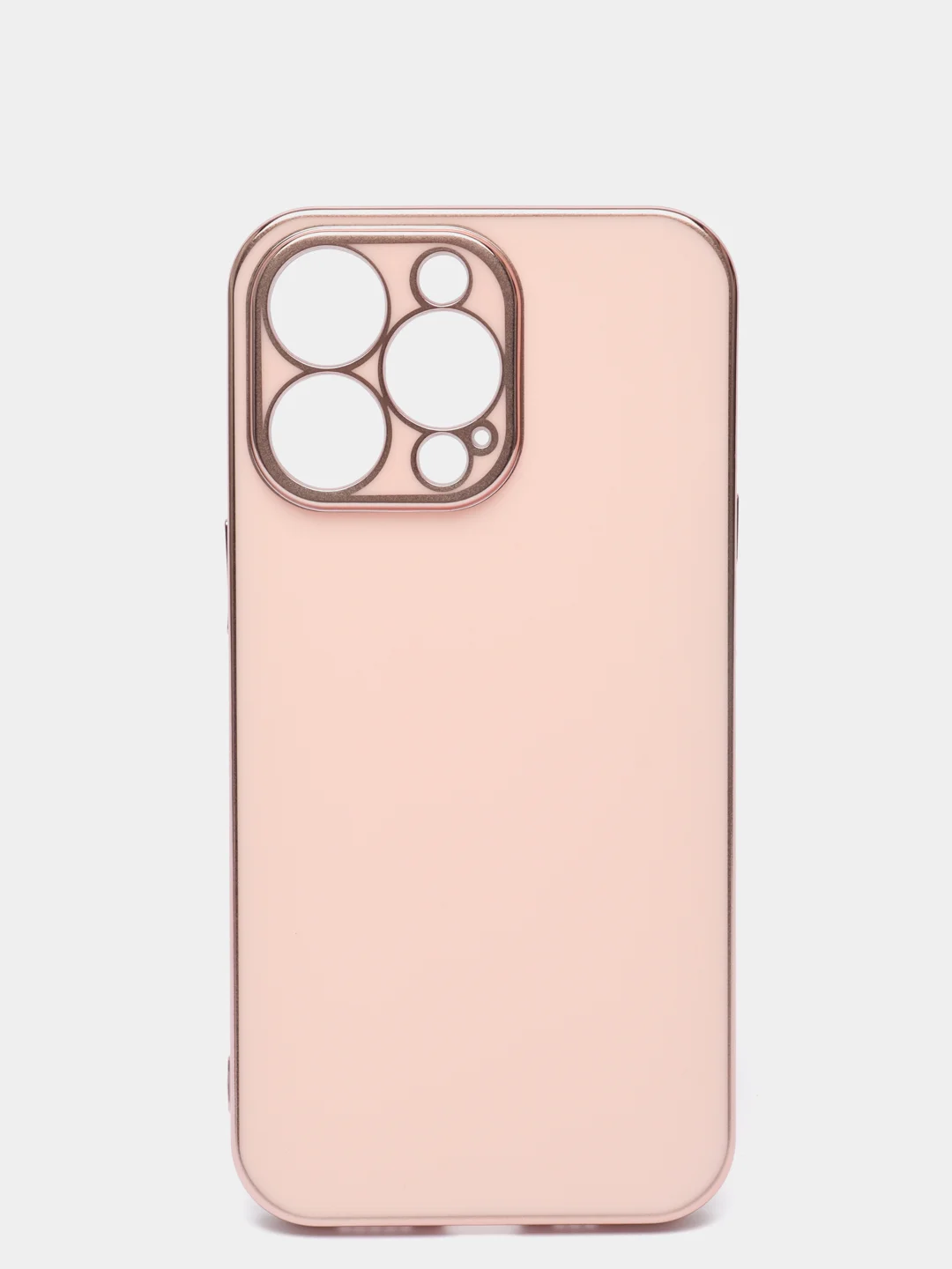 Розовый чехол для iPhone 13 Pro Max силиконовый айфон про макс