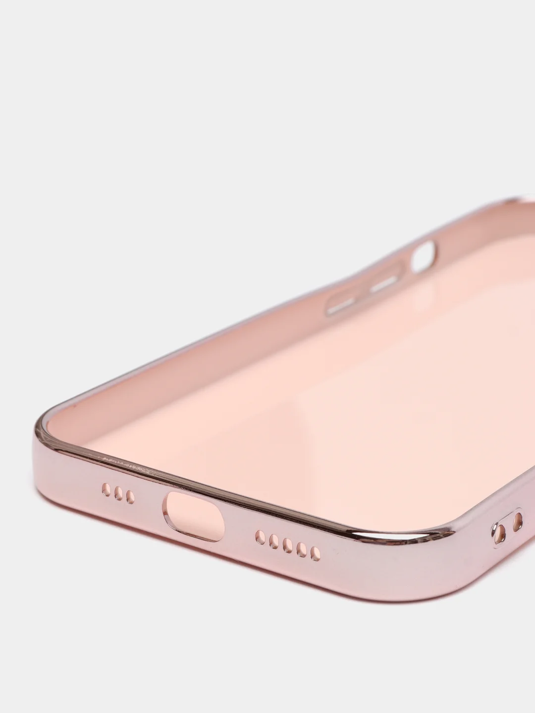 Розовый чехол для iPhone 13 Pro Max силиконовый айфон про макс