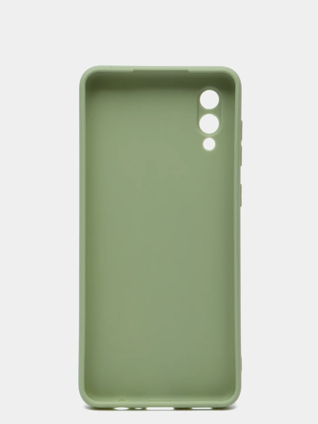 Оливковый чехол Samsung Galaxy A02 (2021), силиконовый