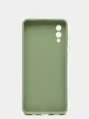 Оливковый чехол Samsung Galaxy A02 (2021), силиконовый