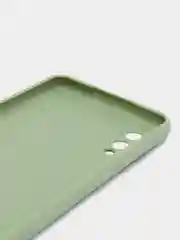 Оливковый чехол Samsung Galaxy A02 (2021), силиконовый