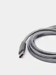 Серый кабель USB Type C для зарядки, передачи данных, быстрая зарядка