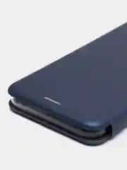 Серебряный чехол-книжка Realme C21Y / C25Y Реалми С25У / С21У