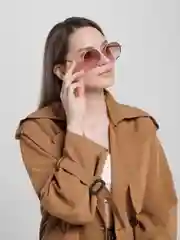 Коричневый солнцезащитные очки UV400