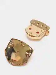 Золотой застежка-замок металлическая для сумки, 1 штука