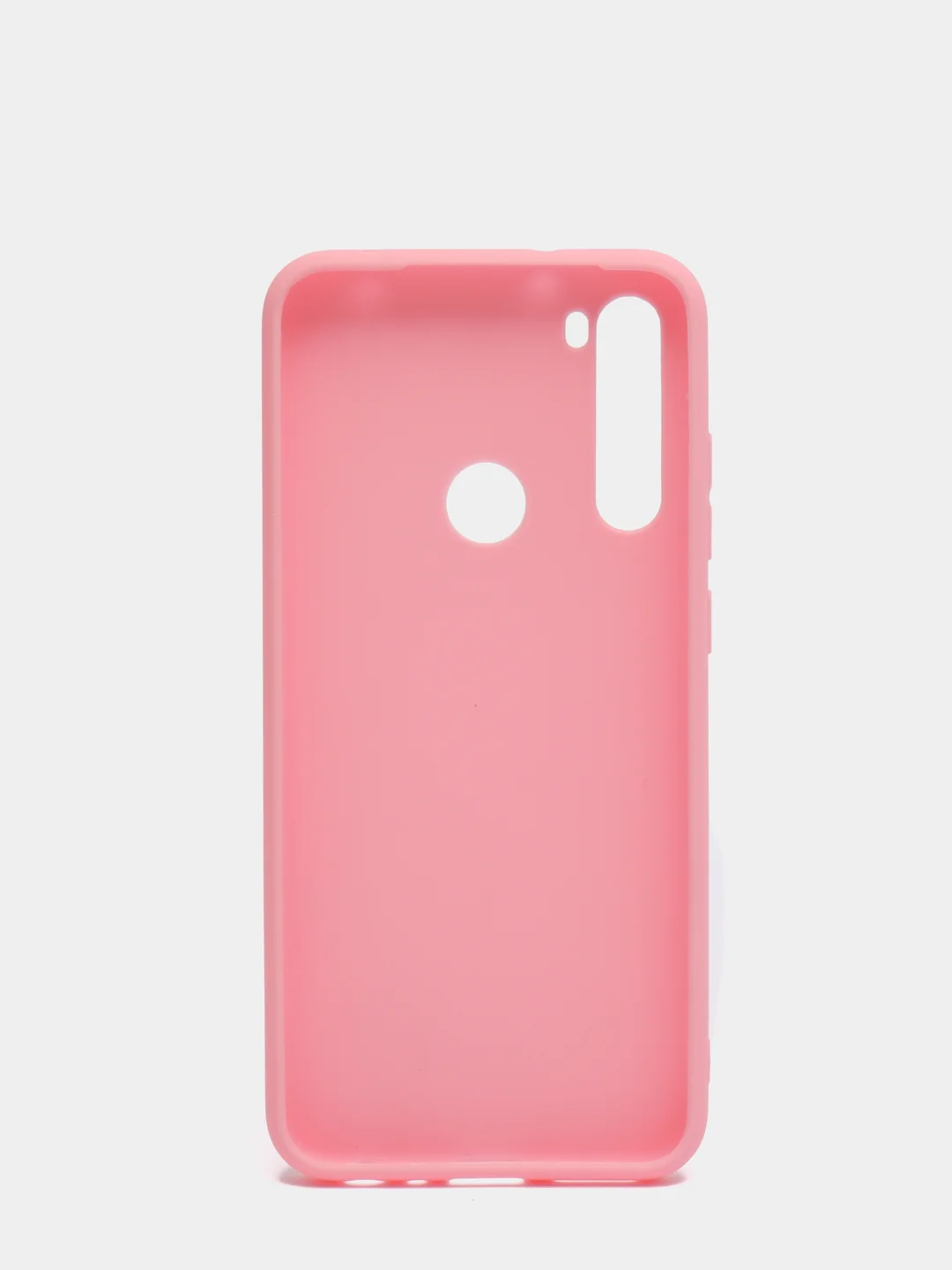 Розовый чехол Xiaomi Redmi Note 8T, Сяоми Редми Нот 8Т, силиконовый цветной матовый