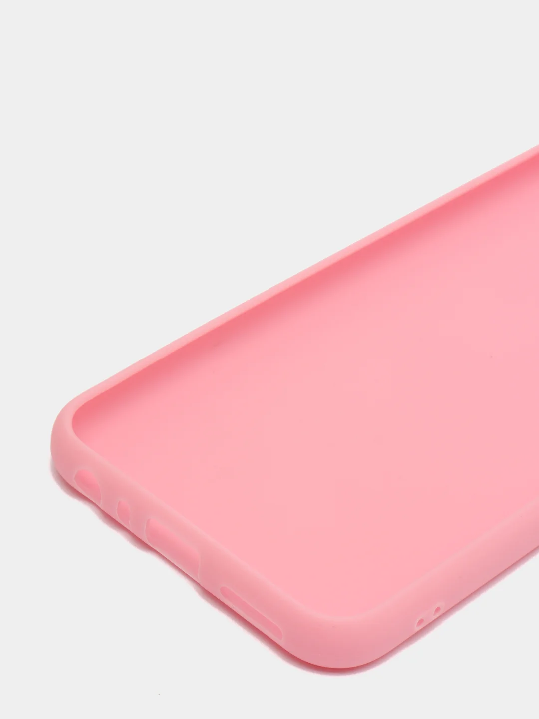 Розовый чехол Xiaomi Redmi Note 8T, Сяоми Редми Нот 8Т, силиконовый цветной матовый