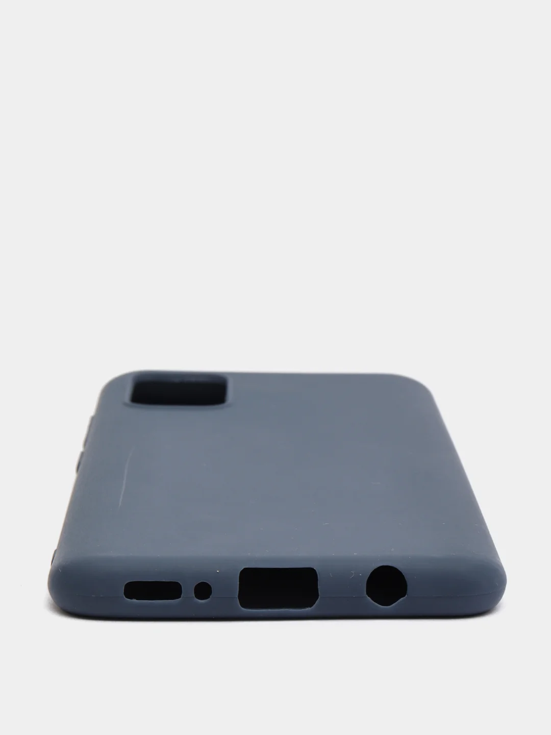 Синий чехол Samsung Galaxy A51 силиконовый матовый