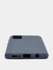 Синий чехол Samsung Galaxy A51 силиконовый матовый