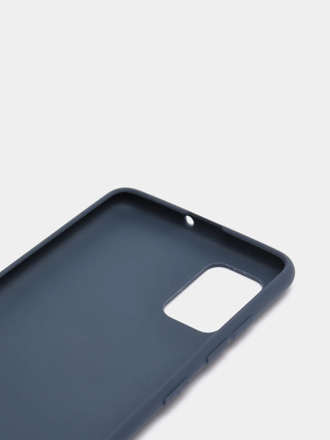 Синий чехол Samsung Galaxy A51 силиконовый матовый