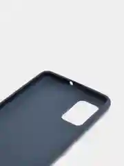Синий чехол Samsung Galaxy A51 силиконовый матовый