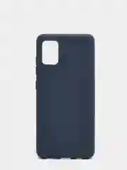 Синий чехол Samsung Galaxy A51 силиконовый матовый