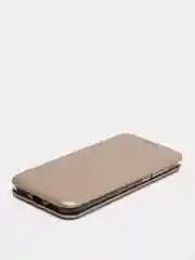 Золотой чехол-книжка Huawei Honor 6A, Хуавей Хонор 6А