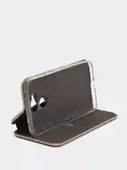 Золотой чехол-книжка Huawei Honor 6A, Хуавей Хонор 6А