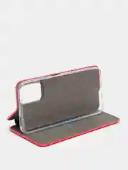 Красный чехол-книжка для Xiaomi Redmi Note 10 /  Redmi Note 10S / Poco M5S