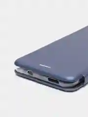 Синий чехол-книжка для Xiaomi Redmi Note 10 /  Redmi Note 10S / Poco M5S