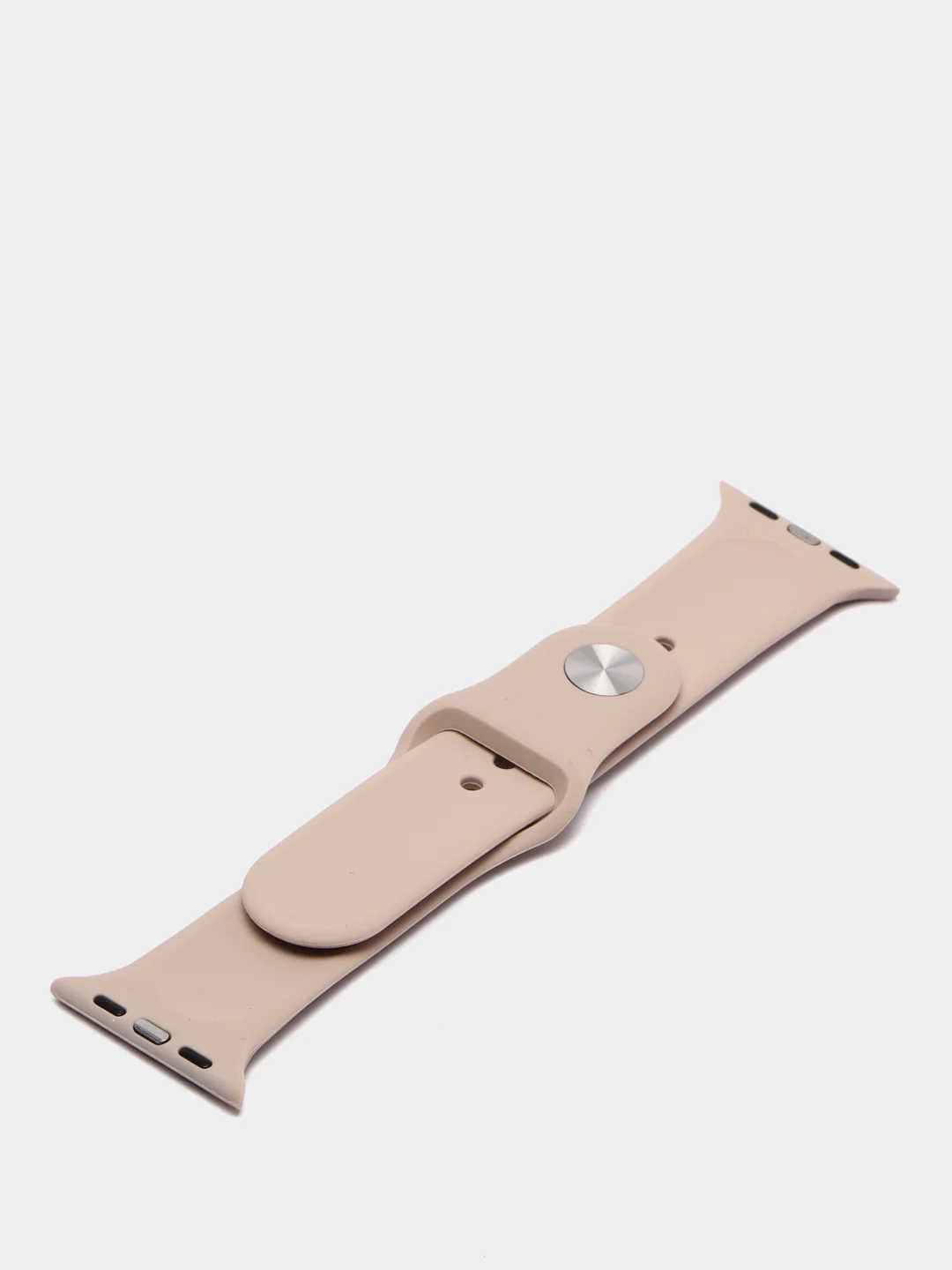 Бежевый меланж ремешок для Apple Watch, силиконовый