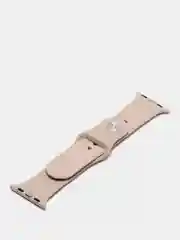 Бежевый меланж ремешок для Apple Watch, силиконовый