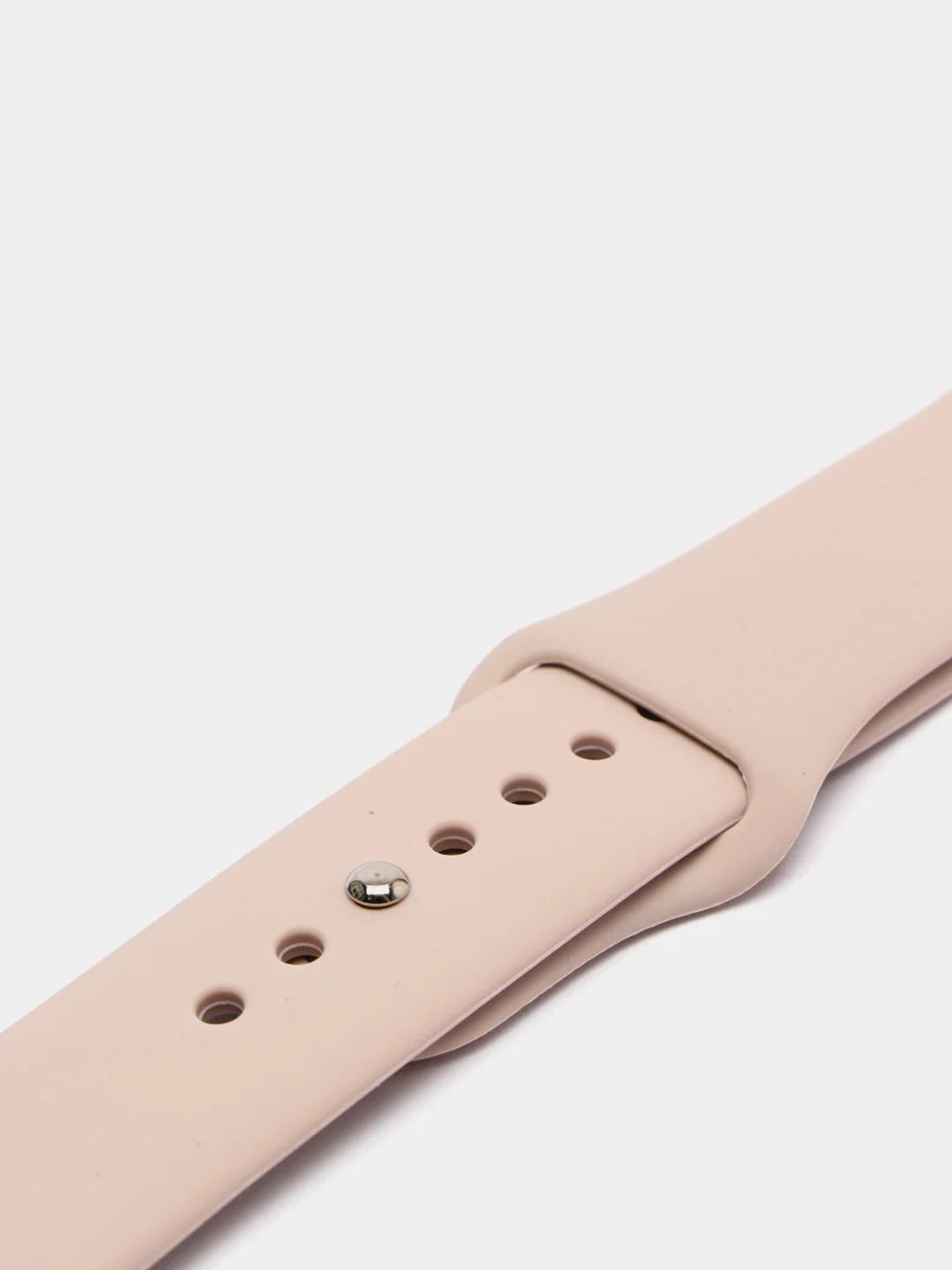 Бежевый меланж ремешок для Apple Watch, силиконовый