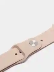 Бежевый меланж ремешок для Apple Watch, силиконовый