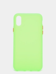 Матовый силиконовый чехол iPhone X, XS
