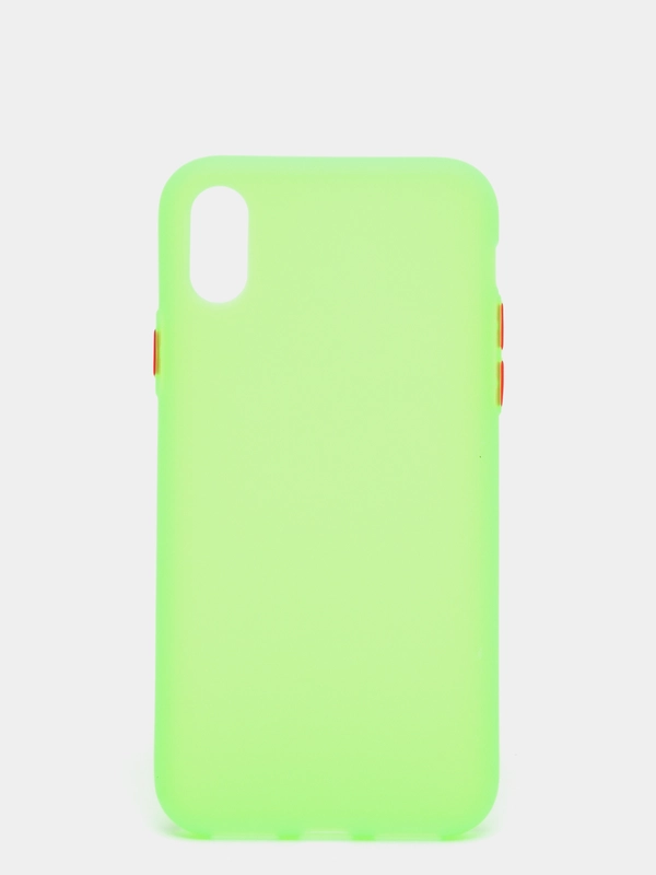 Матовый силиконовый чехол iPhone X, XS