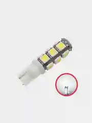 Белый светодиодная автомобильная LED лампа W5W T10, для ДХО и габаритных огней