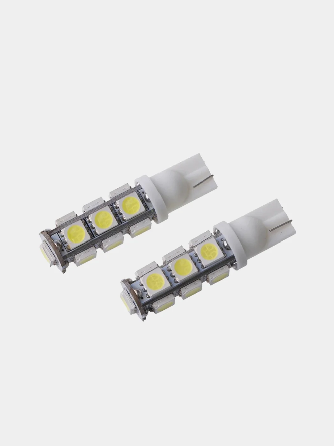 Белый светодиодная автомобильная LED лампа W5W T10, для ДХО и габаритных огней