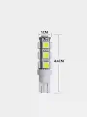 Белый светодиодная автомобильная LED лампа W5W T10, для ДХО и габаритных огней
