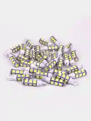 Белый светодиодная автомобильная LED лампа W5W T10, для ДХО и габаритных огней