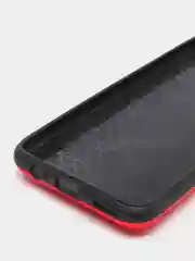 Красный чехол Huawei P Smart Z / Honor 9X / 9X Premium, без выреза для отпечатка, с кольцом