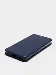 Темно-синий чехол-книжка для Samsung Galaxy S21 Ultra