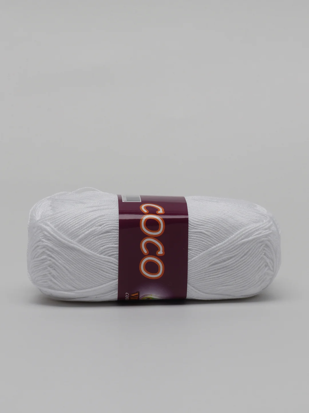 Белый пряжа Коко Вита Coco Vita cotton 100 % мерсеризованный хлопок, 50г 240м