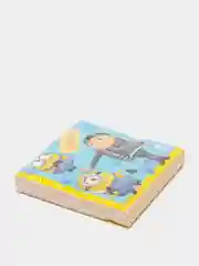 Салфетки бумажные трехслойные Minions 2, 3D-дизайн, 33 х 33 см, 20 штук