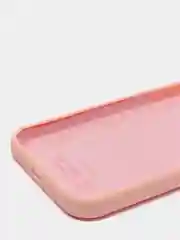 Коралловый меланж чехол Silicone Case для iPhone 12 Pro Max с логотипом закрытый низ