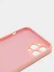 Коралловый меланж чехол Silicone Case для iPhone 12 Pro Max с логотипом закрытый низ