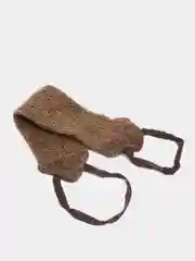 Карамельный мочалка для тела из джута
