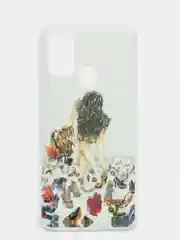 Оливковый чехол Samsung Galaxy M31, Самсунг Галакси М31 с рисунком